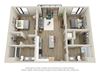 Bella Vista II - 2 Bed, 2 Bath with Balcony - Downtown Kalamazoo, MI Apartments - 400 Rose